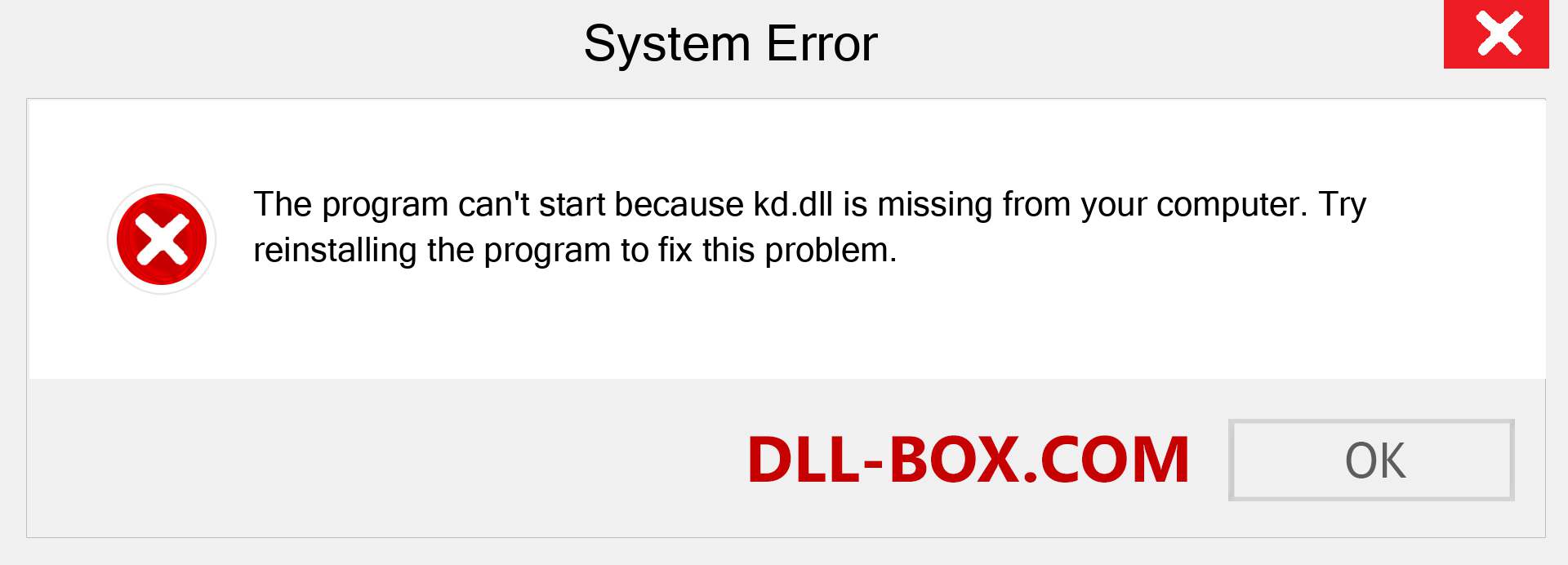  kd.dll file is missing?. Download for Windows 7, 8, 10 - Fix  kd dll Missing Error on Windows, photos, images