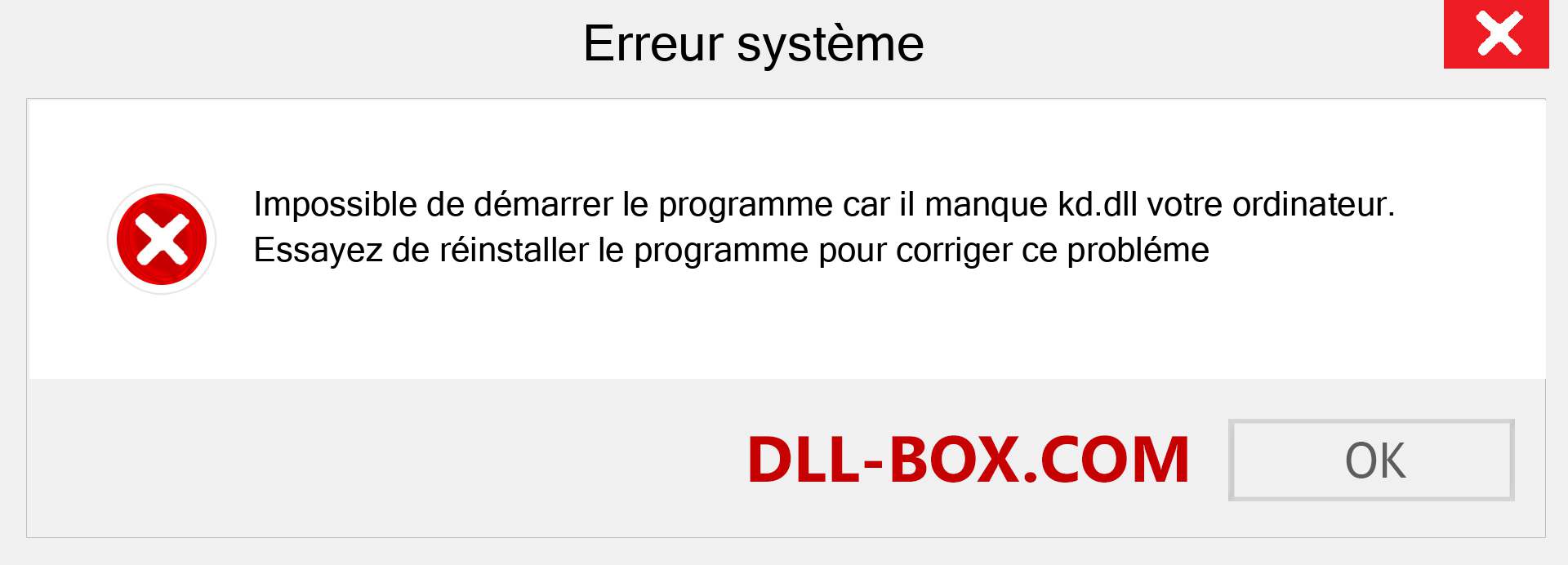 Le fichier kd.dll est manquant ?. Télécharger pour Windows 7, 8, 10 - Correction de l'erreur manquante kd dll sur Windows, photos, images